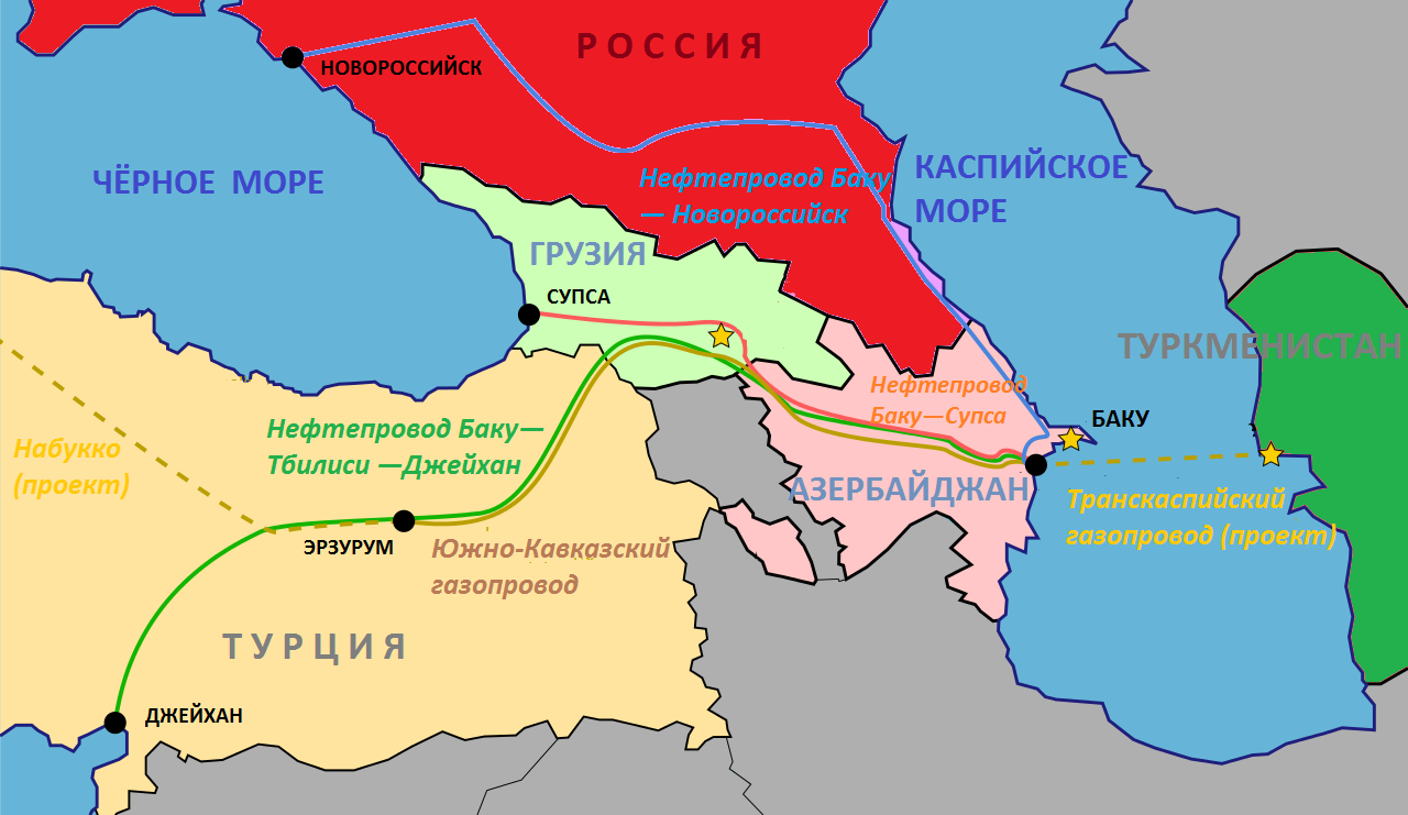 Россия и Иран формируют новый газовый коридор через Азербайджан