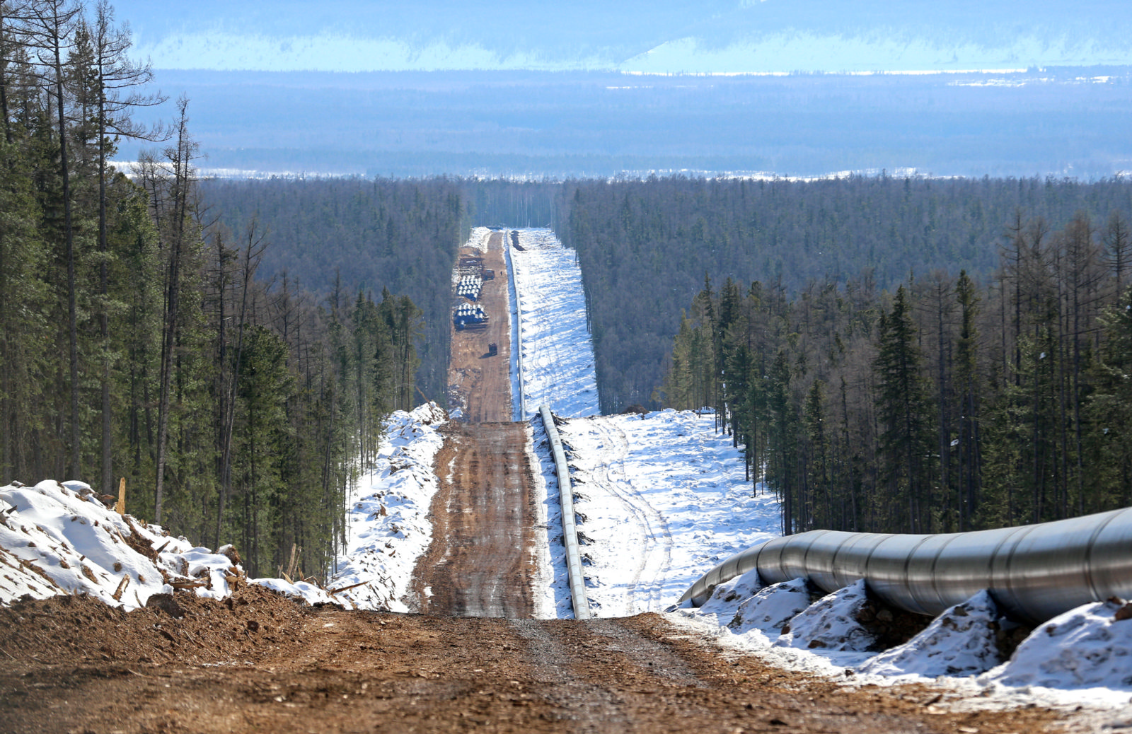 Строительство газопровода Сила Сибири-1 из России в Китай за 800+ млрд рублей